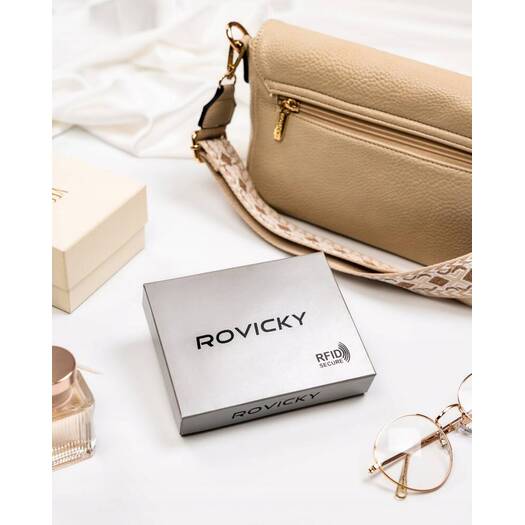 Leather wallet RFID ROVICKY CPR-121-BAR