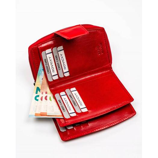 Leather wallet RFID ROVICKY CPR-122-BAR