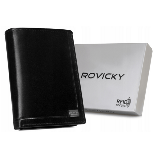 Leather wallet RFID ROVICKY CPR-125-BAR