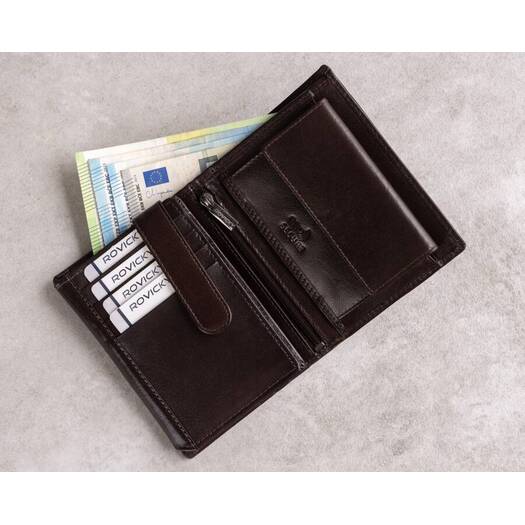 Leather wallet RFID ROVICKY PC-104-BAR