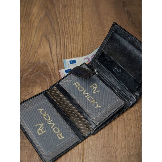 Leather wallet RFID ROVICKY PC-104-BAR