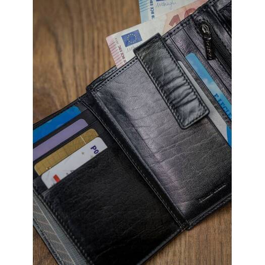 Leather wallet RFID ROVICKY PC-104-BAR