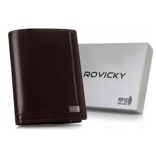 Leather wallet RFID ROVICKY PC-104-BAR