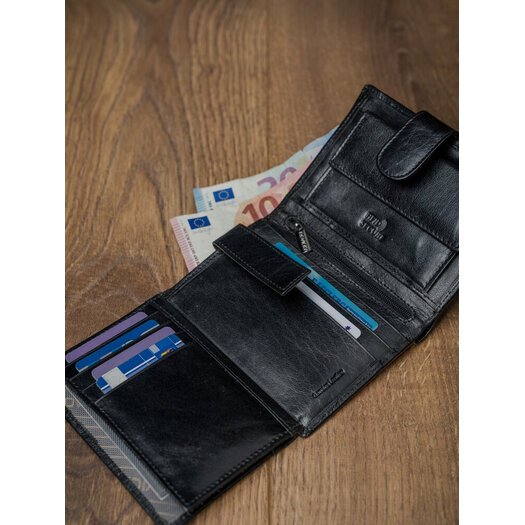 Leather wallet RFID ROVICKY PC-104L-BAR