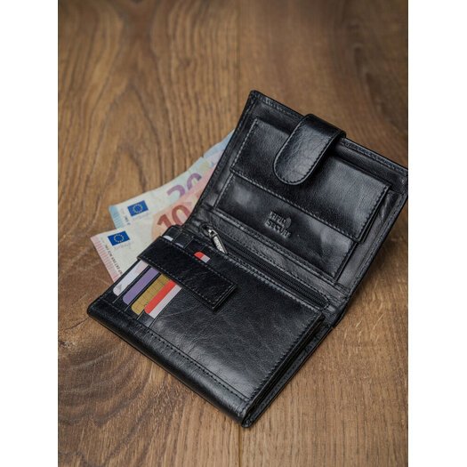 Leather wallet RFID ROVICKY PC-104L-BAR