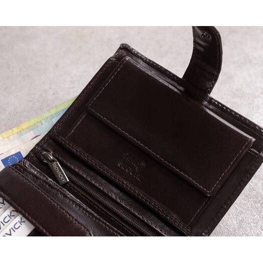 Leather wallet RFID ROVICKY PC-104L-BAR