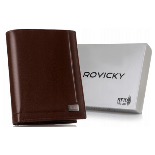 Leather wallet RFID ROVICKY PC-105-BAR