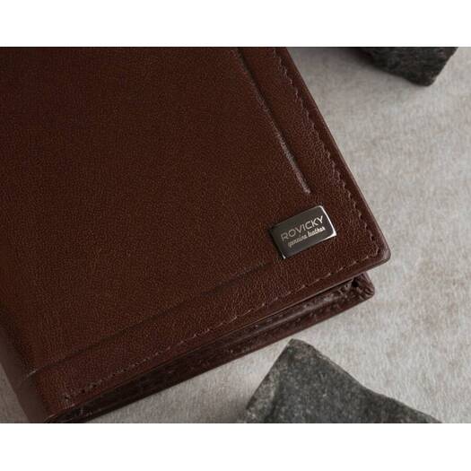 Leather wallet RFID ROVICKY PC-105-BAR