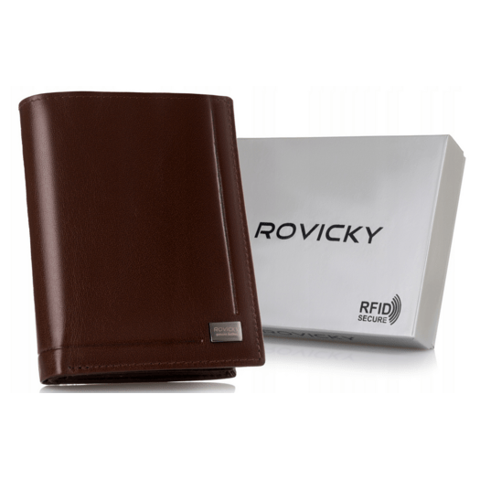 Leather wallet RFID ROVICKY PC-105-BAR