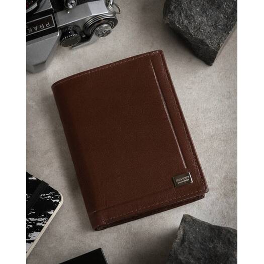 Leather wallet RFID ROVICKY PC-105-BAR