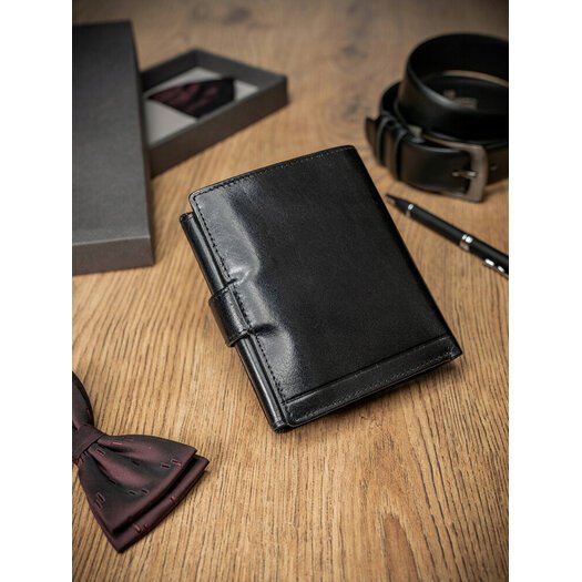 Leather wallet RFID ROVICKY PC-106L-BAR