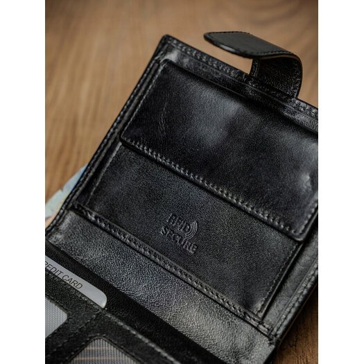 Leather wallet RFID ROVICKY PC-106L-BAR