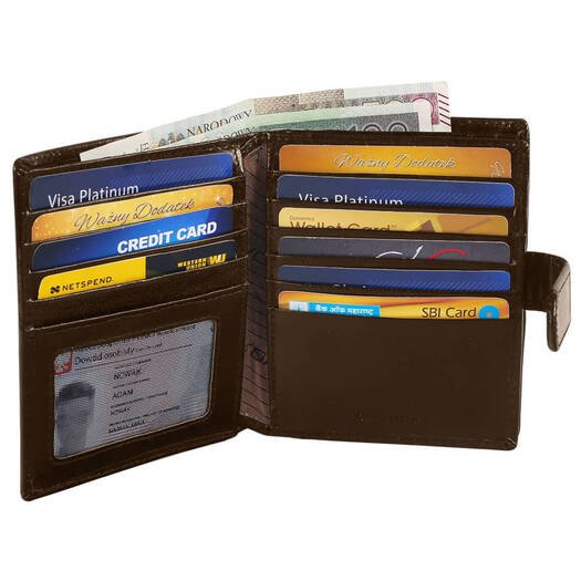 Leather wallet RFID ROVICKY PC-106L-BAR