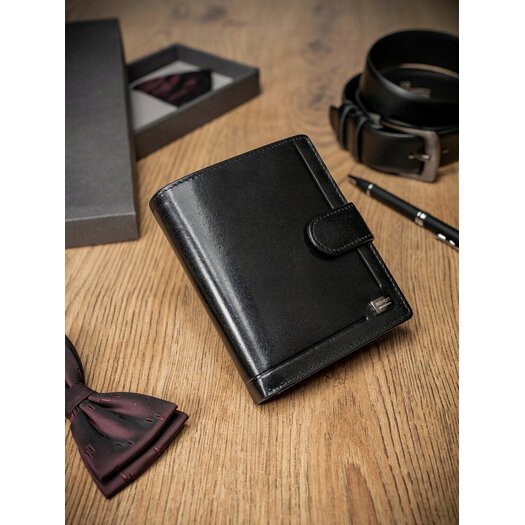 Leather wallet RFID ROVICKY PC-106L-BAR