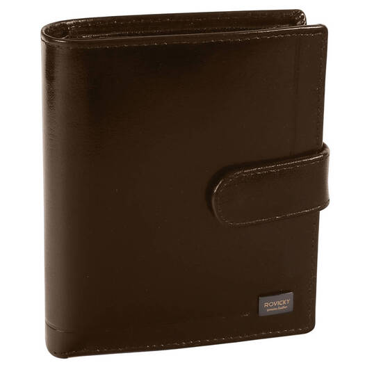 Leather wallet RFID ROVICKY PC-106L-BAR