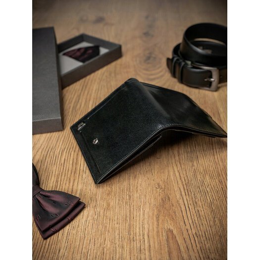 Leather wallet RFID ROVICKY PC-106L-BAR