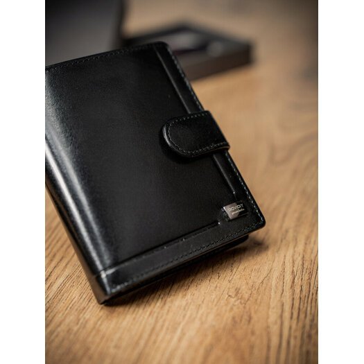 Leather wallet RFID ROVICKY PC-106L-BAR