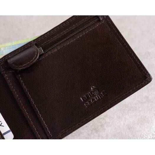 Leather wallet RFID ROVICKY PC-107-BAR