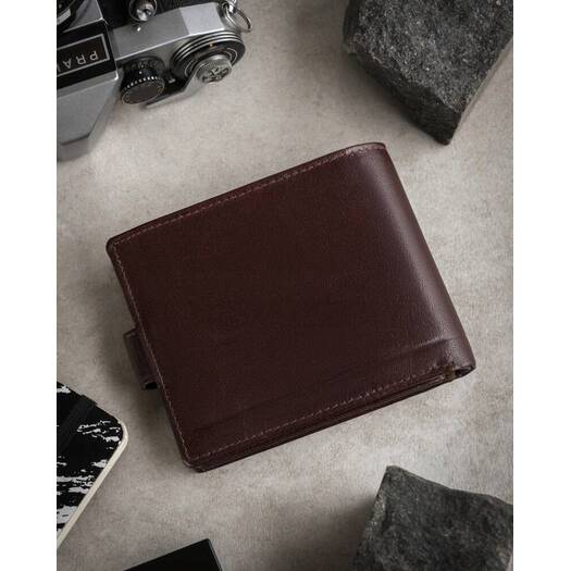 Leather wallet RFID ROVICKY PC-107L-BAR