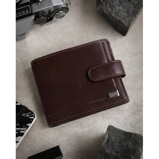 Leather wallet RFID ROVICKY PC-107L-BAR