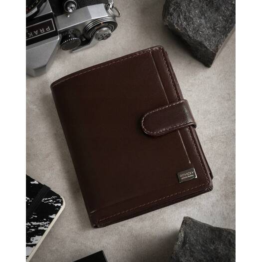 Leather wallet RFID ROVICKY PC-108L-BAR