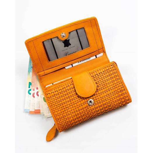 Leather wallet RFID ROVICKY R-615-DDW