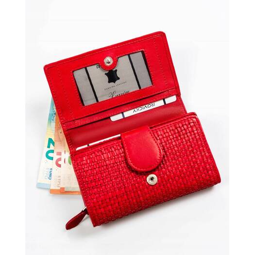 Leather wallet RFID ROVICKY R-615-DDW