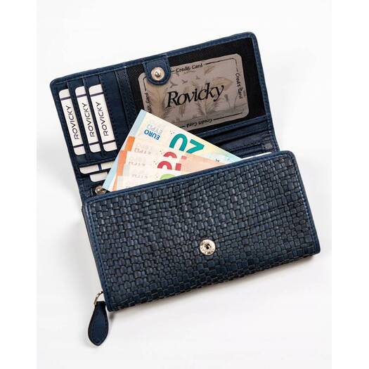 Leather wallet ROVICKY R-614-DDW