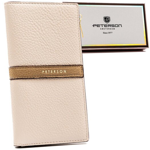 Leatherette wallet RFID PETERSON PTN 004-DN