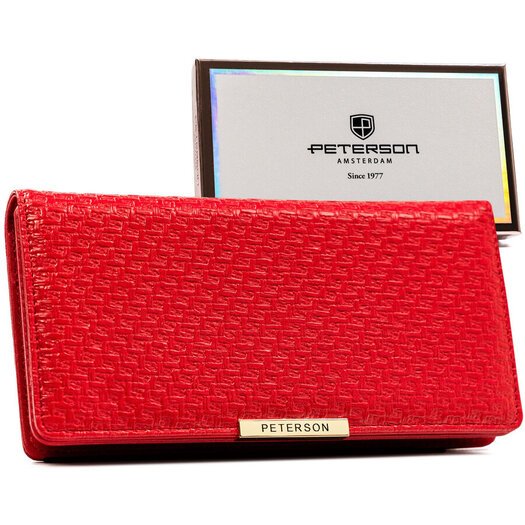 Leatherette wallet RFID PETERSON PTN 005-YS