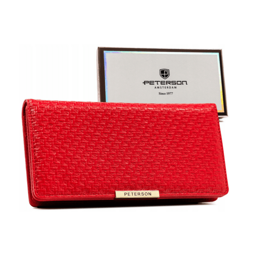 Leatherette wallet RFID PETERSON PTN 005-YS