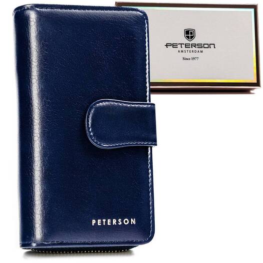 Leatherette wallet RFID PETERSON PTN 008-F