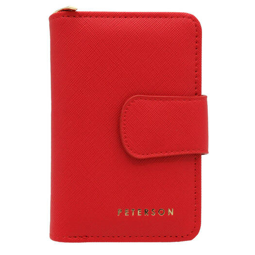 Leatherette wallet RFID PETERSON PTN 009-SAF