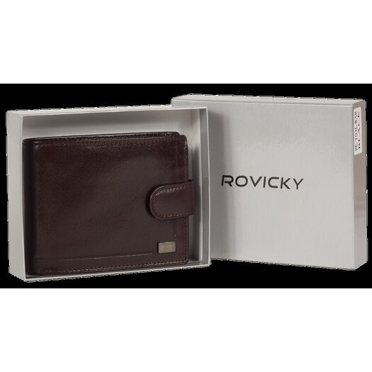 Portfel skórzany RFID ROVICKY PC-103L-BAR