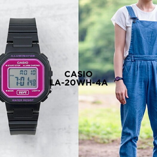 Laikrodis moterims CASIO LA-20WH-4AEF (zd596c)