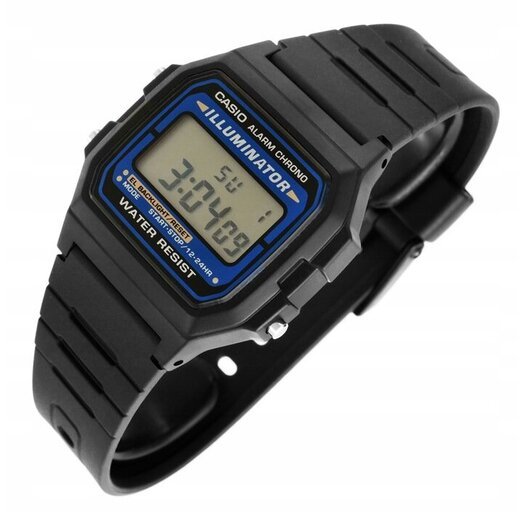 Laikrodis vyrams CASIO F-105W-1AWYEF (zd186a) - KLASYKA + dėžutė