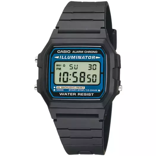 Laikrodis vyrams CASIO F-105W-1AWYEF (zd186a) - KLASYKA + dėžutė