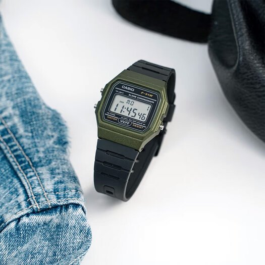 ZEGAREK MĘSKI CASIO F-91WM-3AER (zd102f)