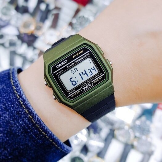 ZEGAREK MĘSKI CASIO F-91WM-3AER (zd102f)