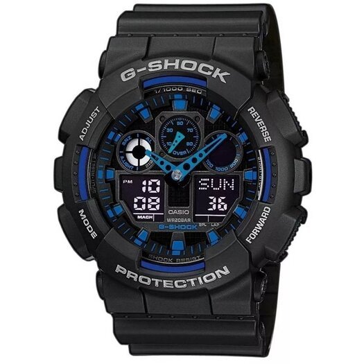 VYRIŠKAS LAIKRODIS CASIO G-SHOCK GA-100-1A2ER (zd135b)