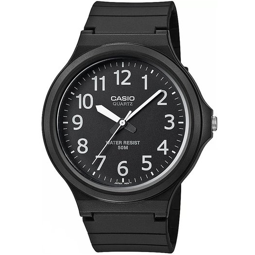 ZEGAREK MĘSKI CASIO MW-240-1B (zd166a) - KLASYKA