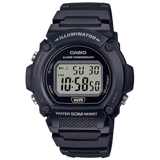 Laikrodis vyrams CASIO W-219H-1A + BOX