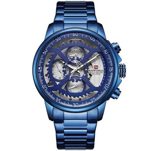 VYRIŠKAS LAIKRODIS NAVIFORCE - NF9150 (zn091c) blue + dėžutė