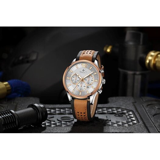 Laikrodis vyrams PERFECT CH01L - CHRONOGRAF (zp354g) + dėžutė