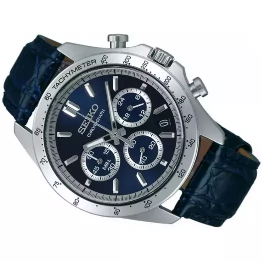 Laikrodis vyrams SEIKO CHRONOGRAPH BLUE SPIRIT SBTR019 + BOX