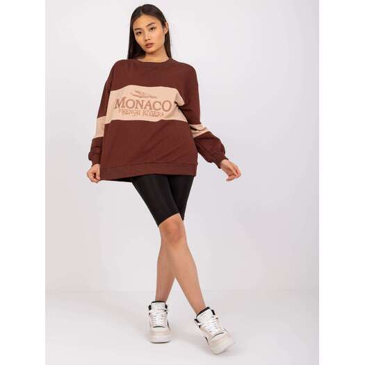 Bluza-FA-BL-7629.19P-ciemny brązowy