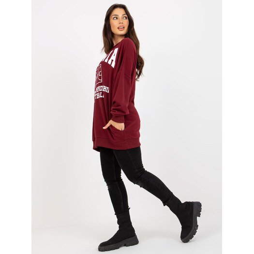 Megztinis-FA-BL-8137.76P-bordo