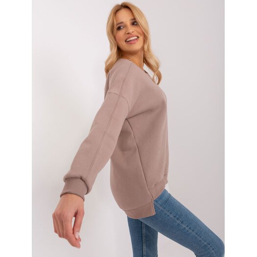 Bluza-RV-BL-8261.51-ciemny bezowy