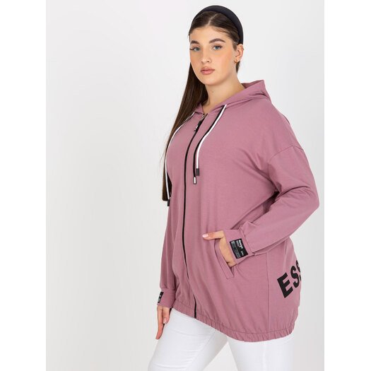 Bluza-RV-BL-8277.28-ciemny różowy