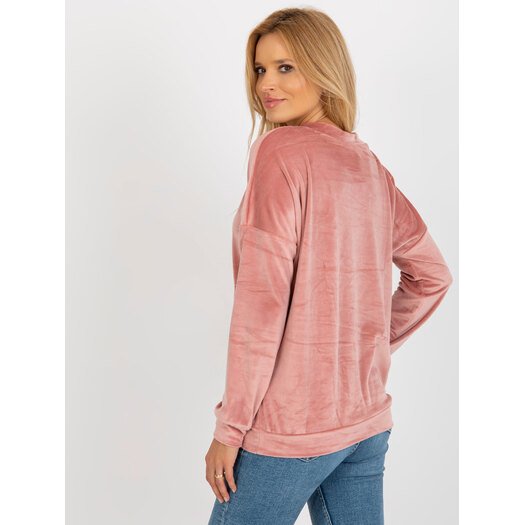 Bluza-RV-BL-8441.07P-ciemny różowy